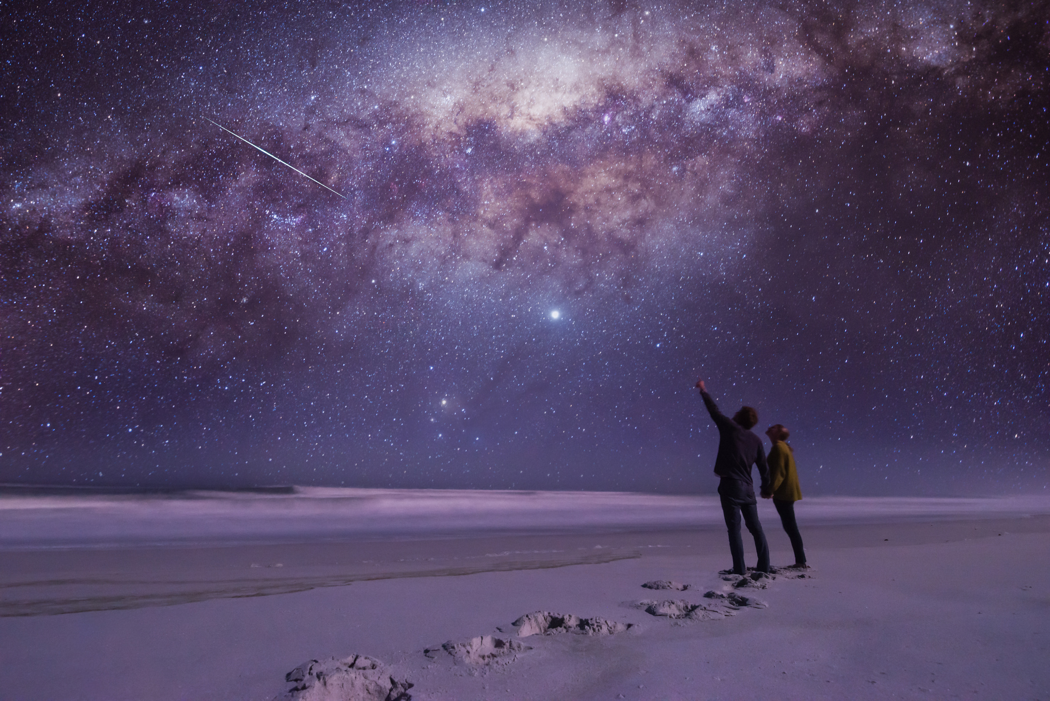 The couple and the star